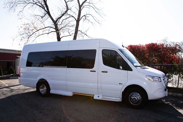 Limo for my Prom is renting Mercedes Sprinter, White