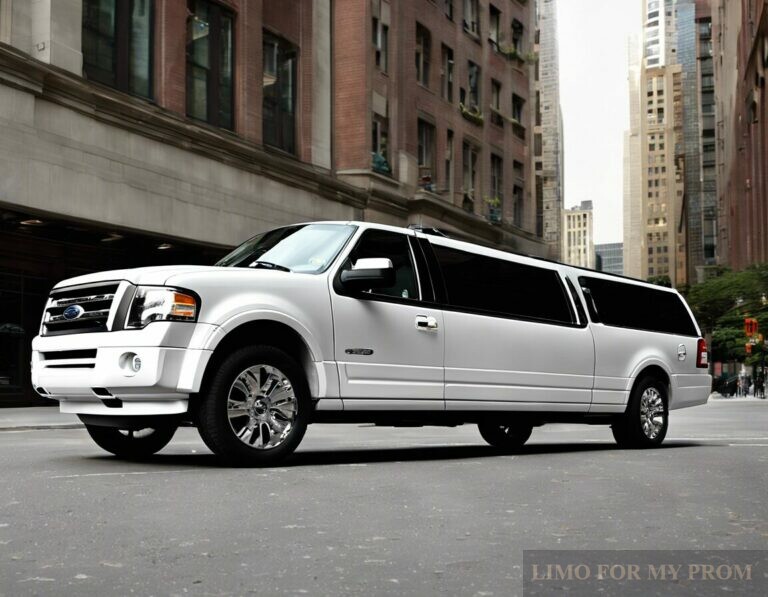 Ford Expedition Limo White
