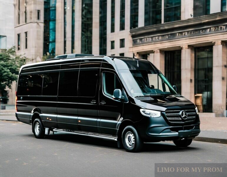 Rent Black Mercedes Sprinter  party bus in NJ and NY